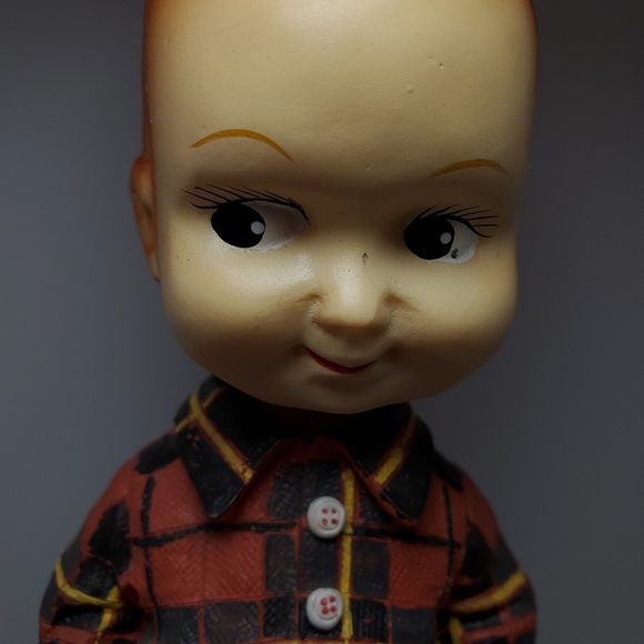 BUDDY LEE JEANS Bobble Head DOLL Advertising Dungarees Since 1889 CAN’T BUST’EM - Picture 2 of 7